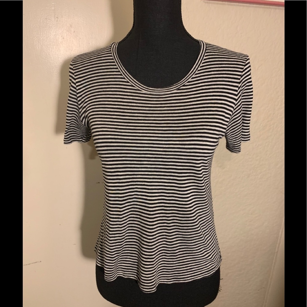 Reformation Striped Cropped Top size Medium